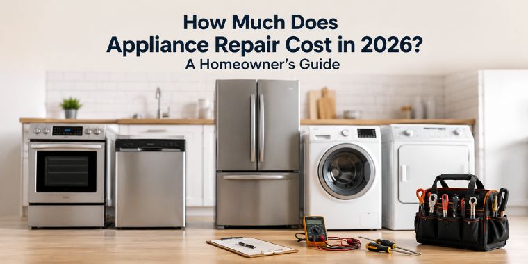 How Much Does Appliance Repair Cost in 2026? A Homeowner’s Guide 1 Appliance Repair Cost in 2026