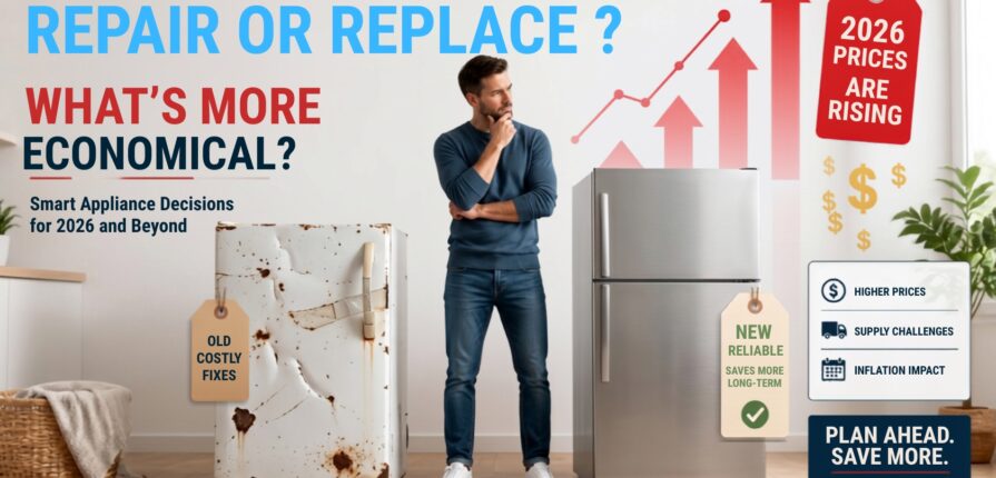 Repair or Replace? A Cost Breakdown for Refrigerators, Washers, and Dryers in 2026 1 repair or replace: what should u do